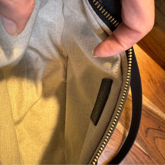 Mansur Gavriel Leather Moon Bag - Black - Picture 6 of 12